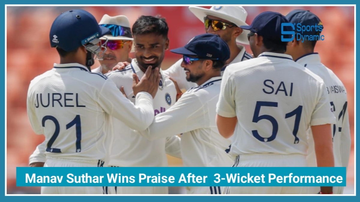 Manav Suthar's Dream Test Debut: Young Spinner Wins Praise After Stunning 3-Wicket Performance