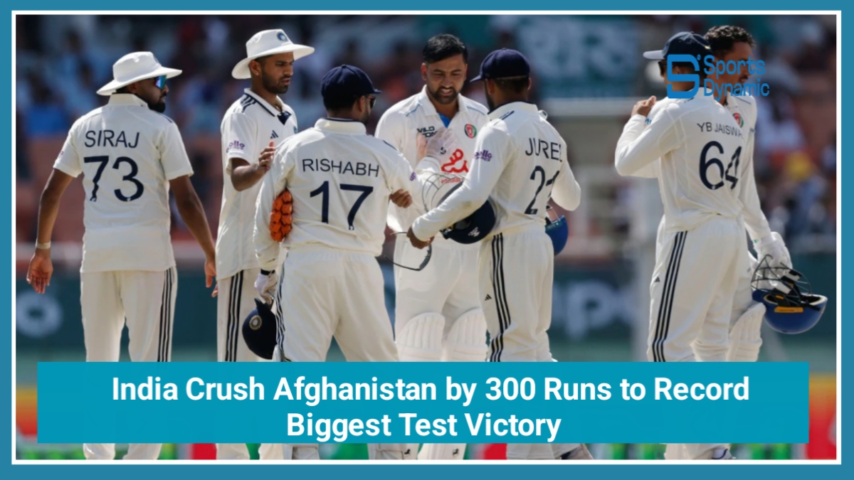 India Crush Afghanistan by Innings and 300 Runs to Record Biggest Test Victory Ever