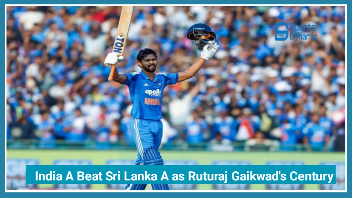 India A Beat Sri Lanka A by 8 Runs as Ruturaj Gaikwad's Century Seals Dramatic Win