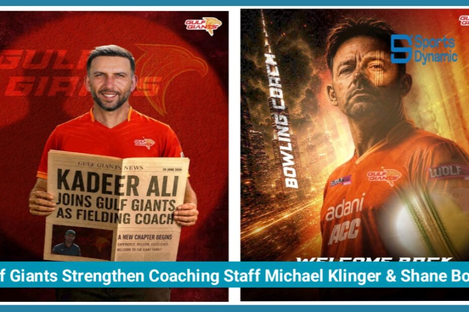 Gulf Giants Strengthen Coaching Staff with Michael Klinger and Shane Bond for ILT20 2026