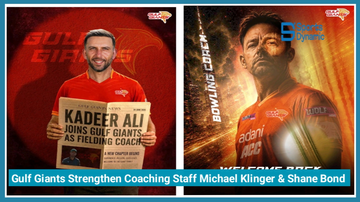 Gulf Giants Strengthen Coaching Staff with Michael Klinger and Shane Bond for ILT20 2026