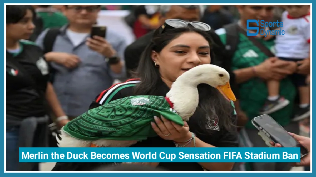 Merlin the Duck Becomes World Cup Sensation Despite FIFA Stadium Ban