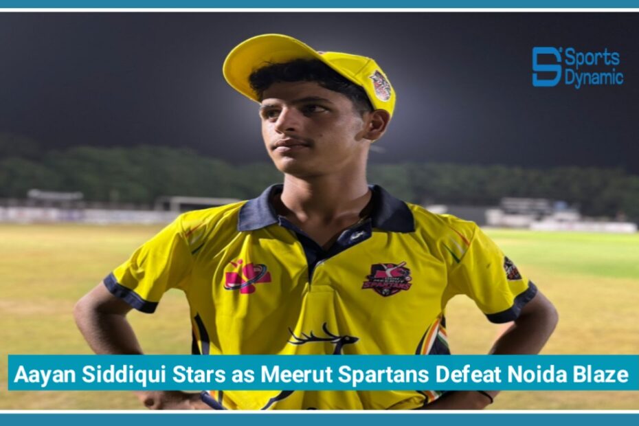 Aayan Siddiqui Stars as Meerut Spartans Defeat Noida Blaze in Rain-Hit U-15 Championship