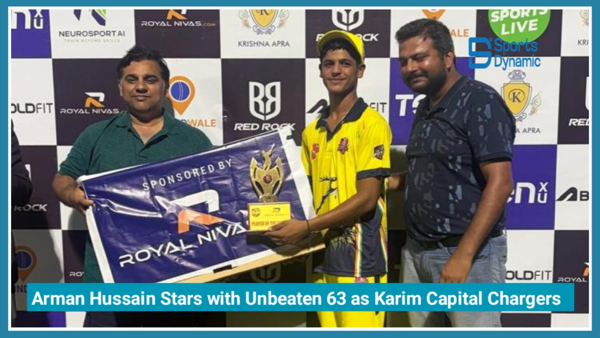 Arman Hussain Stars with Unbeaten 63 as Karim Capital Chargers Dominate Day 4 of Future Star U-15 Championship