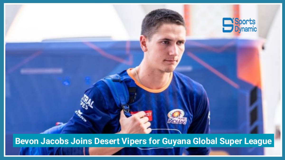 Bevon Jacobs Joins Desert Vipers for Guyana Global Super League 2026, Brings Explosive Finishing Power