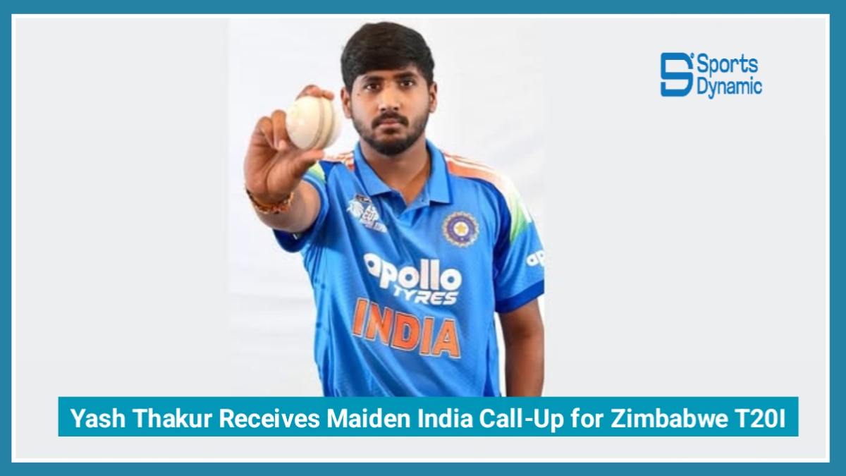 Vidarbha's Fast Bowler Yash Thakur Receives Maiden India Call-Up for Zimbabwe T20I Series