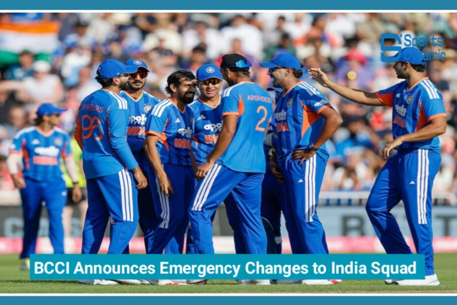 BCCI Announces Emergency Changes to India Squad Before High-Voltage England ODI Series