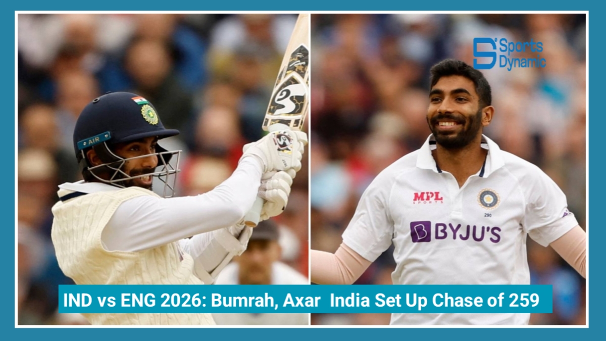 IND vs ENG 2026: Bumrah, Axar Star as India Set Up Chase of 259 at Edgbaston