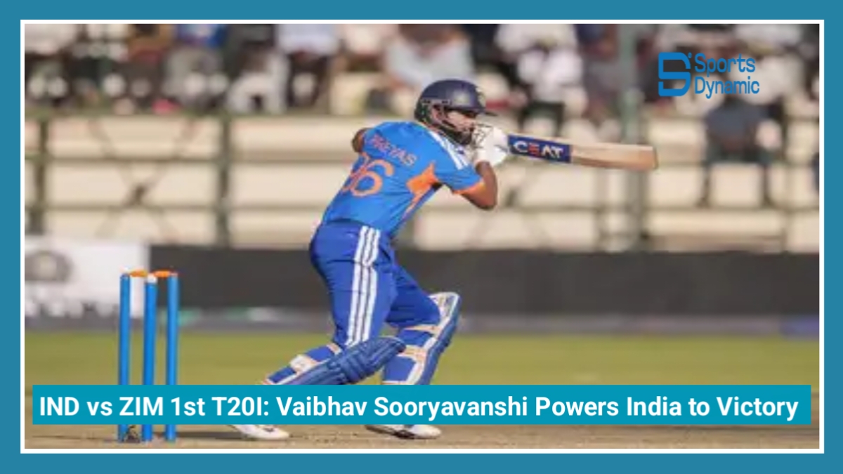 India vs Zimbabwe 1st T20I: Vaibhav Sooryavanshi's Record Fifty Powers India to Victory