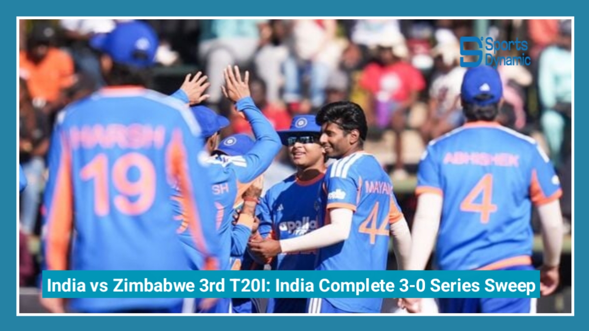 India vs Zimbabwe 3rd T20I: Vaibhav Sooryavanshi Shines as India Complete 3-0 Series Sweep