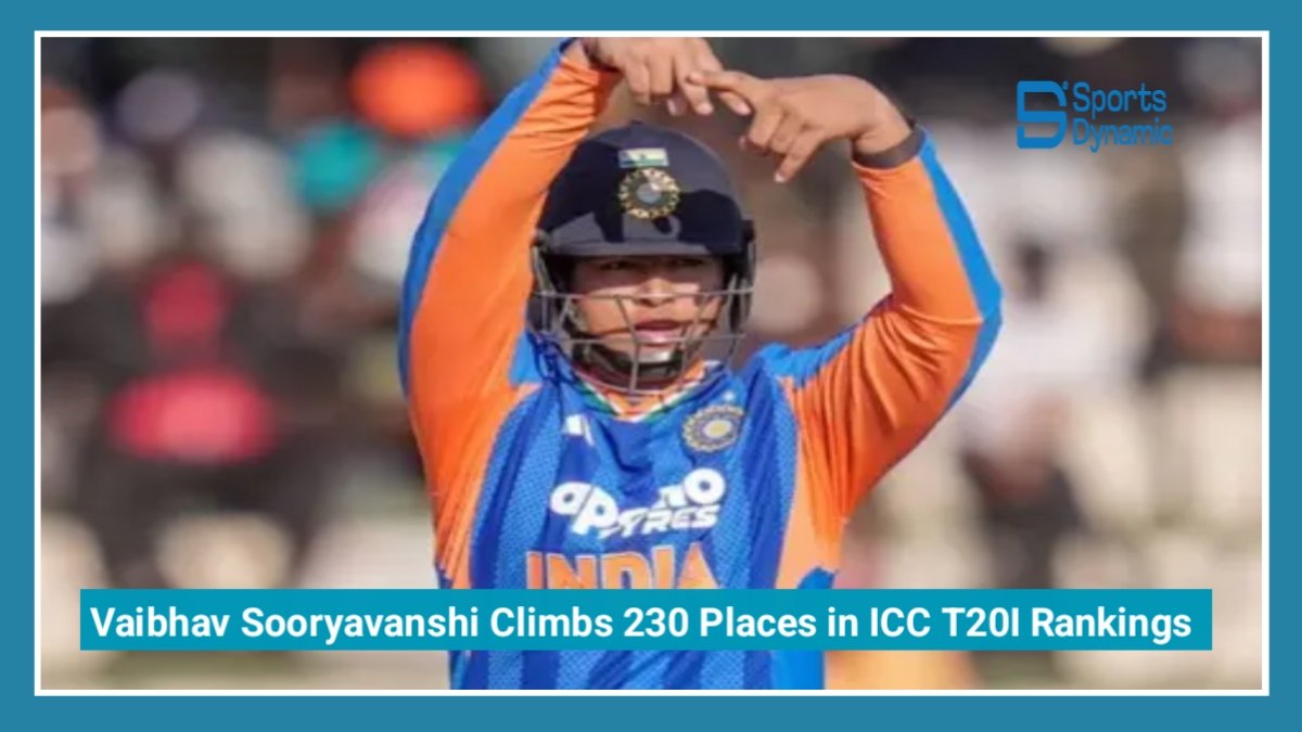 Vaibhav Sooryavanshi Climbs 230 Places in ICC T20I Rankings, Reaches Career-Best Position