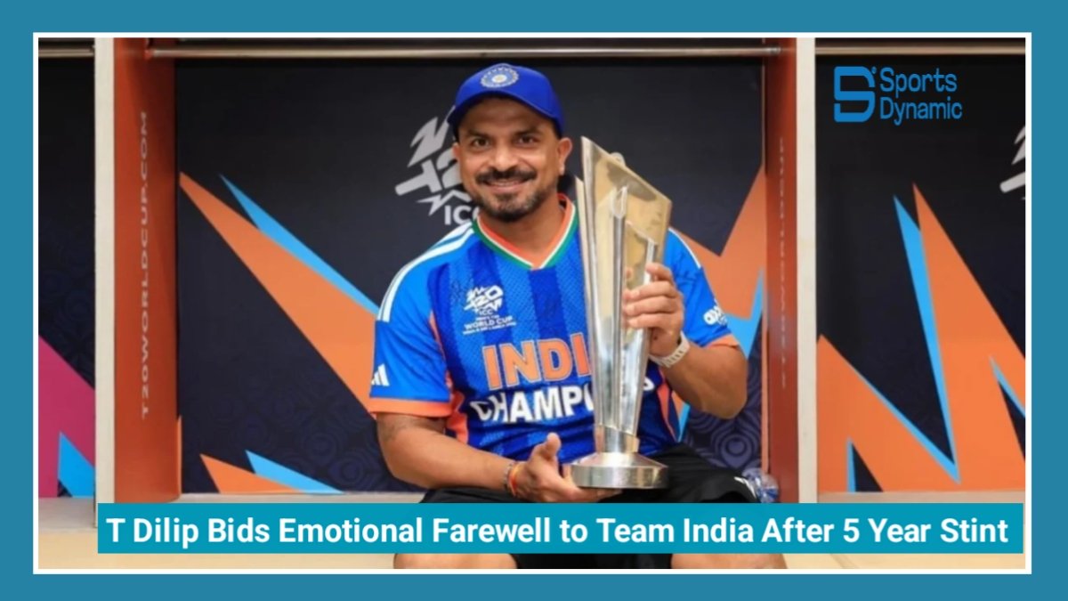 T Dilip Bids Emotional Farewell to Team India After Successful Five-Year Stint