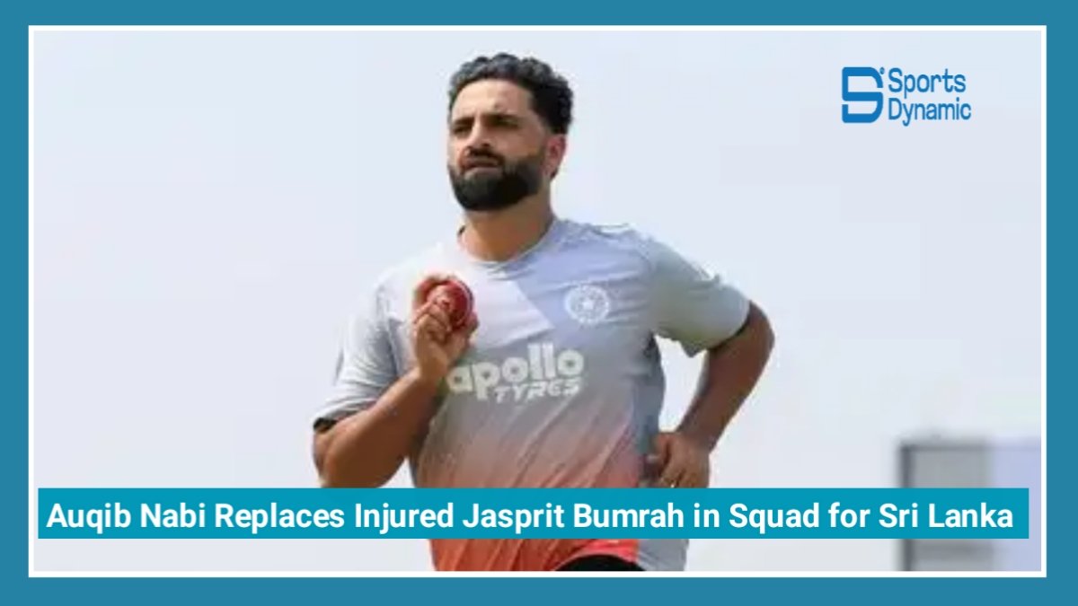 Auqib Nabi Replaces Injured Jasprit Bumrah in India Squad for Sri Lanka Test Series
